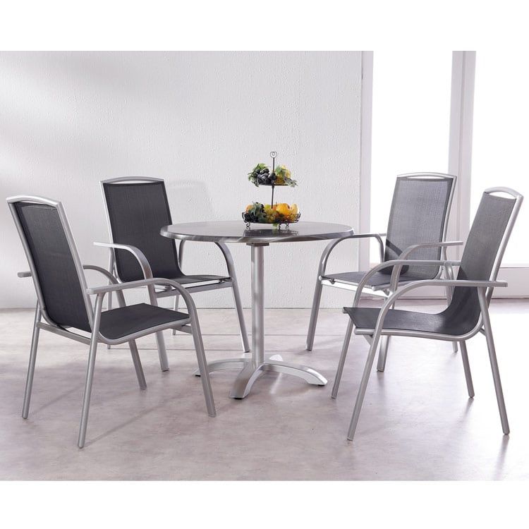 Best Palermo Stapelsessel Aluminium/Textilene