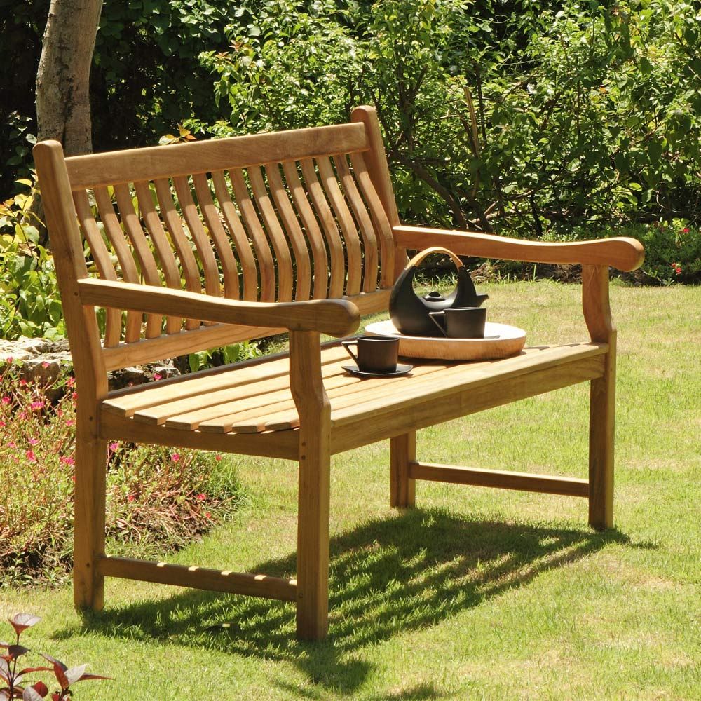 deVries Mendip Gartenbank 130cm Teak