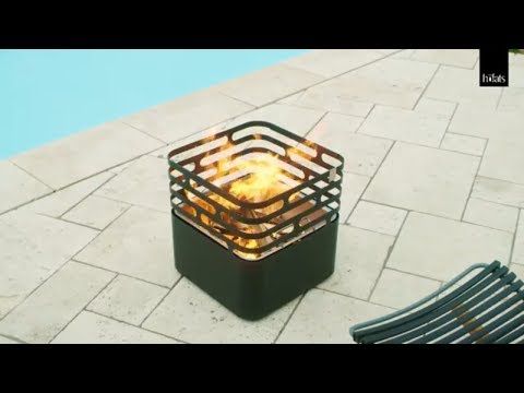 höfats CUBE Auflagebrett aus Bambusholz zu Feuerkorb Cube