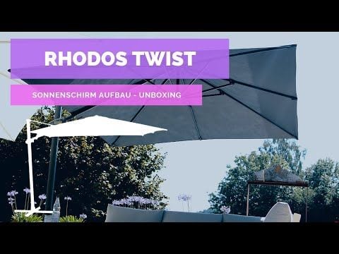 Schneider Rhodos Twist Ampelschirm 300x300cm