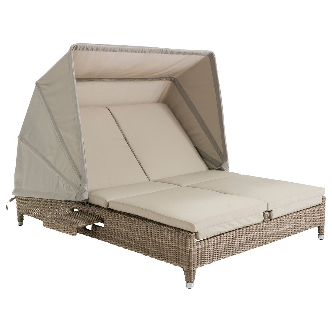 Domus Ventures Cleveland Lecce Loungeliege Halbrundgeflecht/Olefin