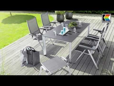 Kettler Cirrus Klappsessel Aluminium/Textilene