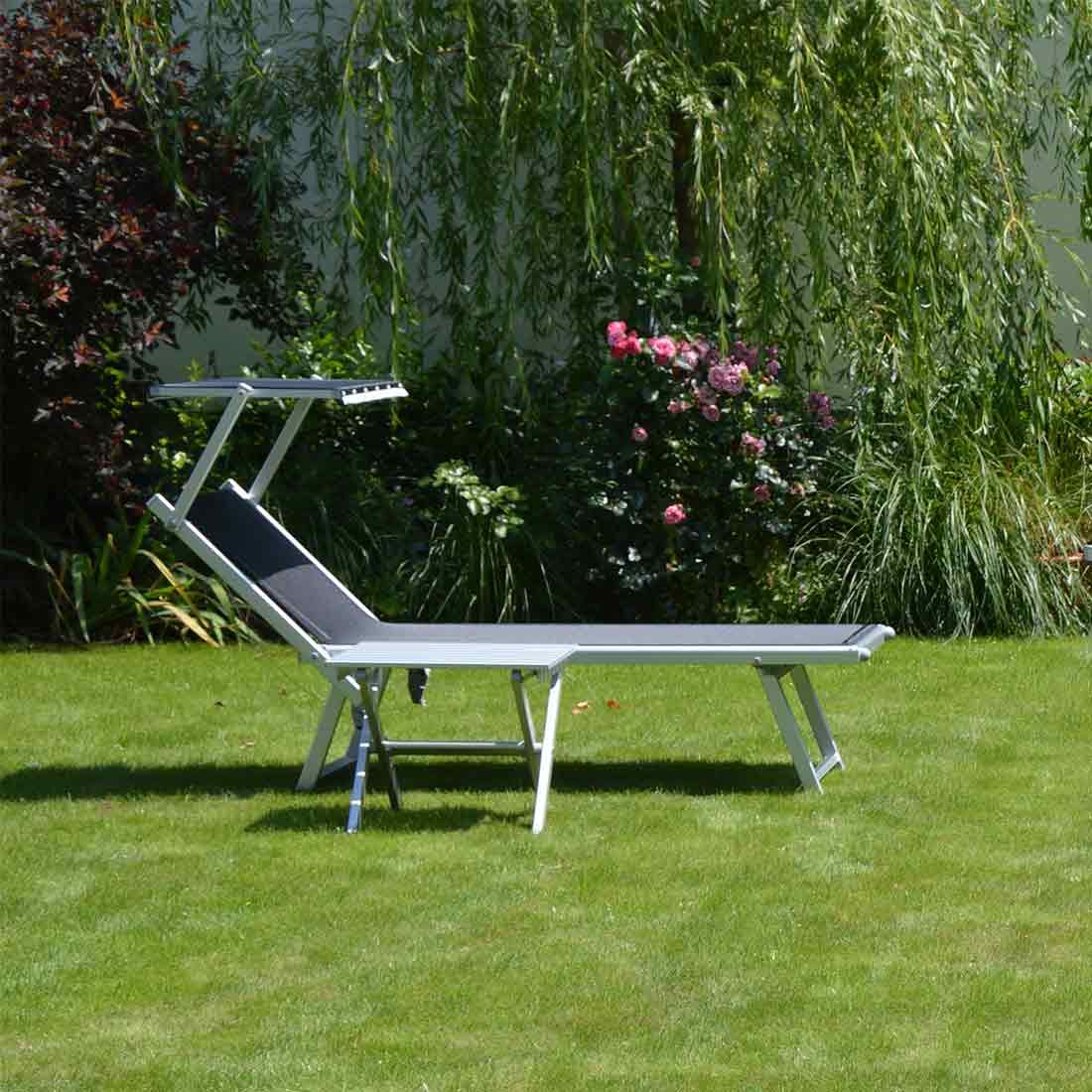 Sonnenliegen mit Dach online kaufen Garten und Freizeit