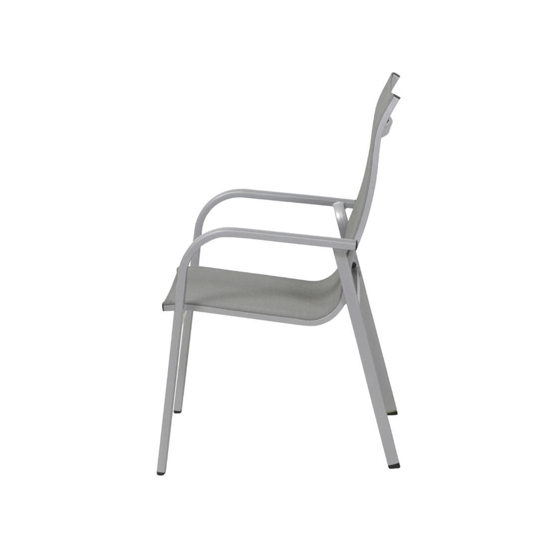 MWH Fabulo Stapelsessel Aluminium/Textilene