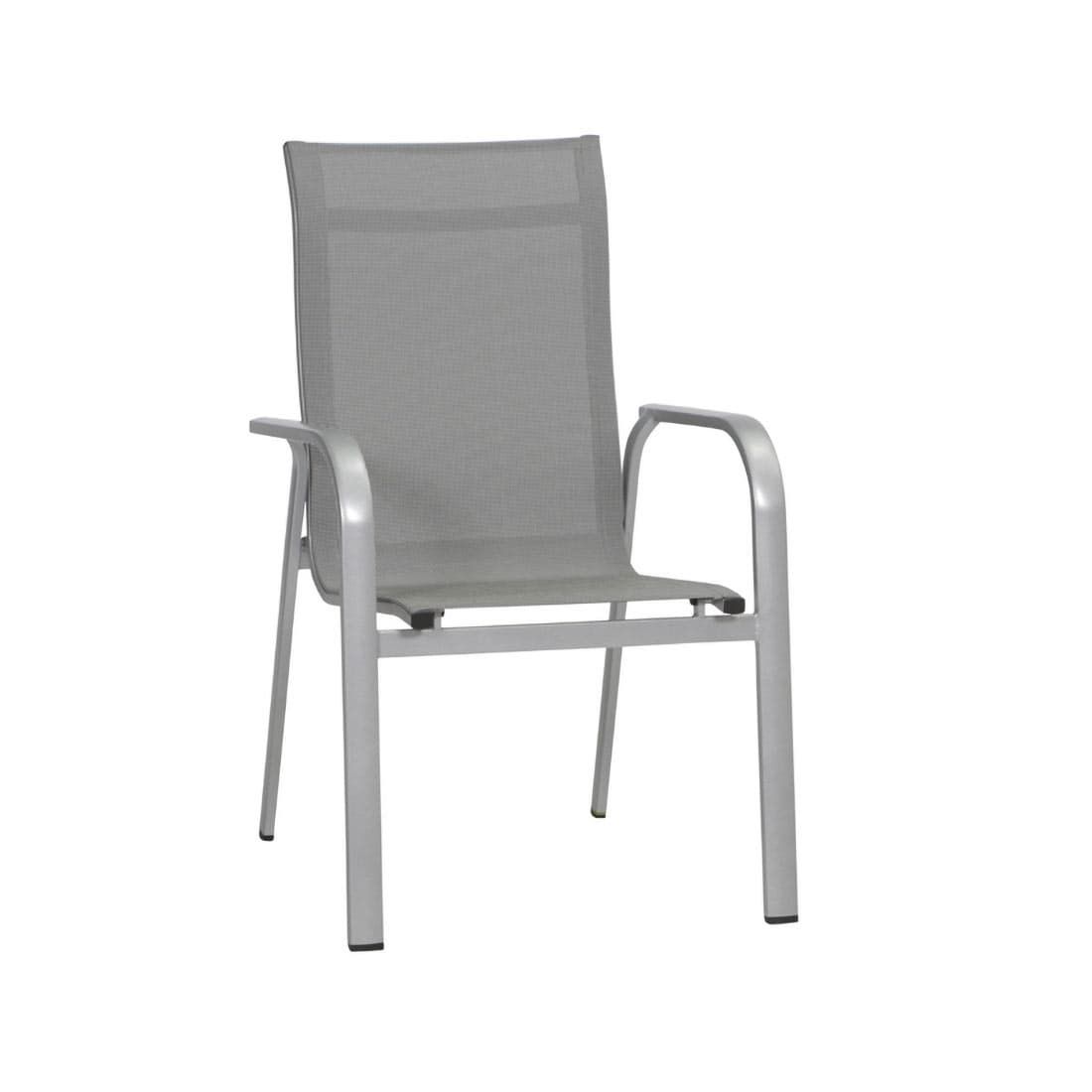 MWH Fabulo Stapelsessel Aluminium/Textilene