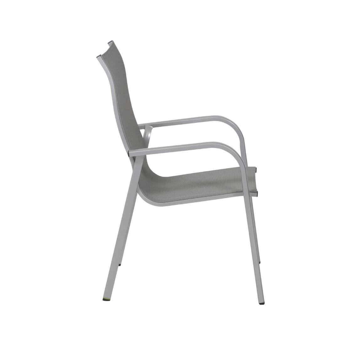 MWH Fabulo Stapelsessel Aluminium/Textilene