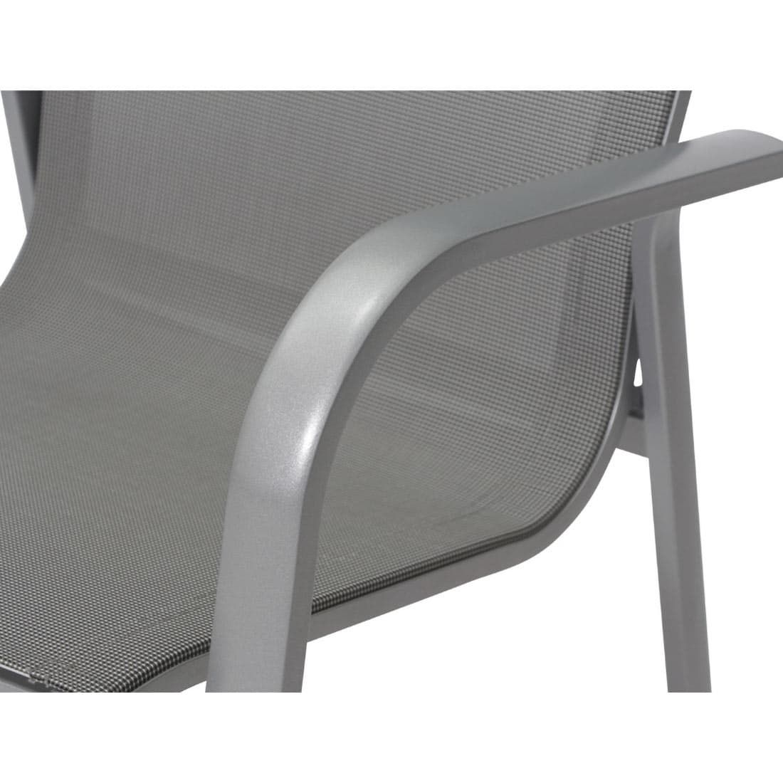 MWH Fabulo Stapelsessel Aluminium/Textilene