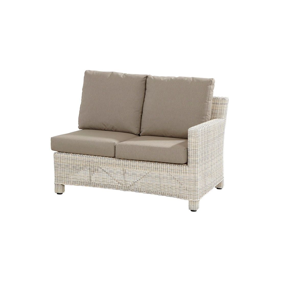 4Seasons Taste Rio Cosy 2-Sitzer Links Geflecht inkl Kissen