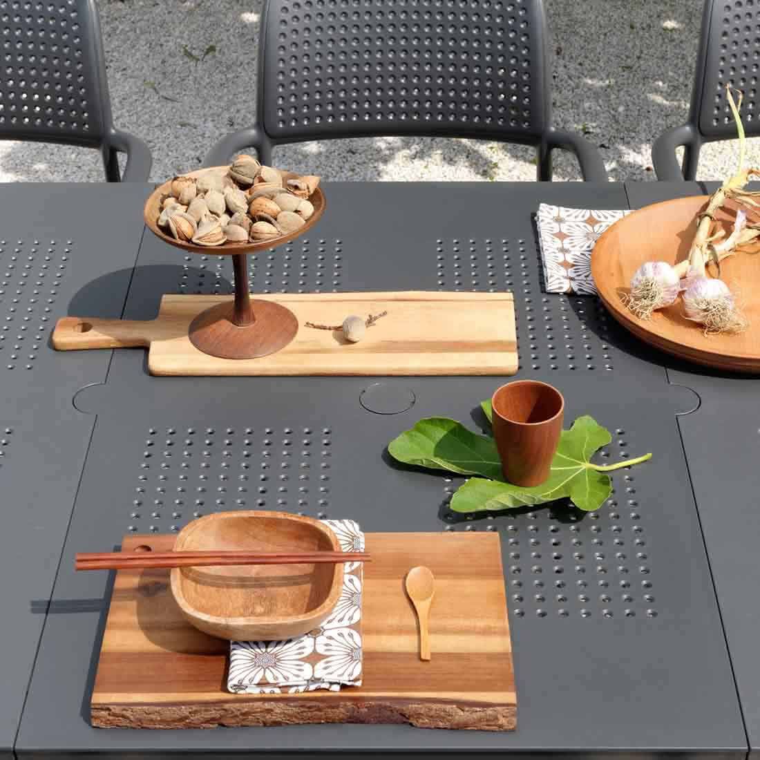 Nardi Bora Gartenmöbelset 7-tlg. Kunststoff