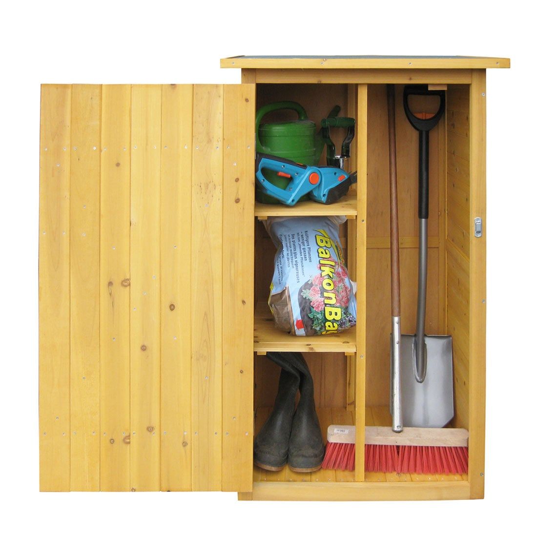 Habau Flachdach Gartenschrank Spießtanne