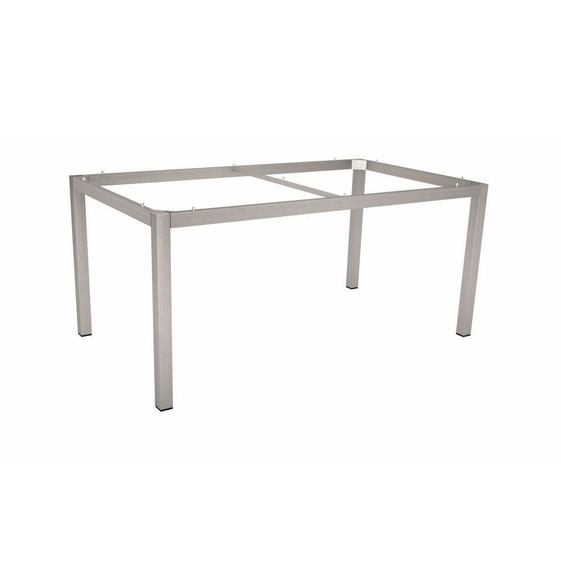 Stern Savona Stapelsessel 6-teiliges Gartenmöbelset mit Teakholz Tisch 160x90cm