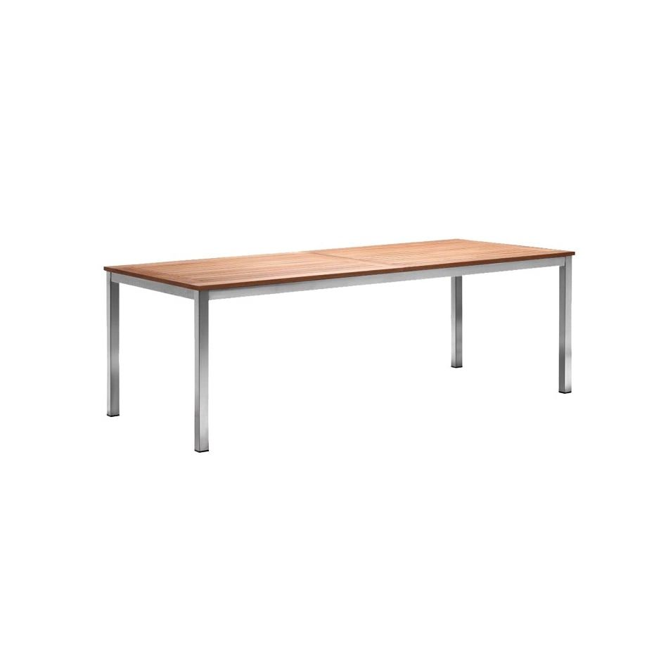 Stern Cardiff Stapelsessel 5-teiliges Gartenmöbelset mit Ausziehtisch Granada 160/210x90cm