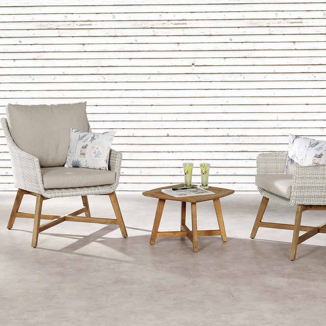 Best Paterna Beistelltisch 50x50cm Teak