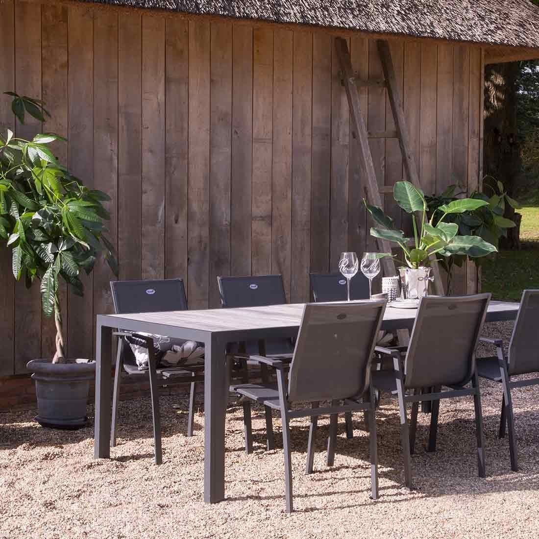 Hartman Canterbury Stapelsessel Aluminium/Textilene