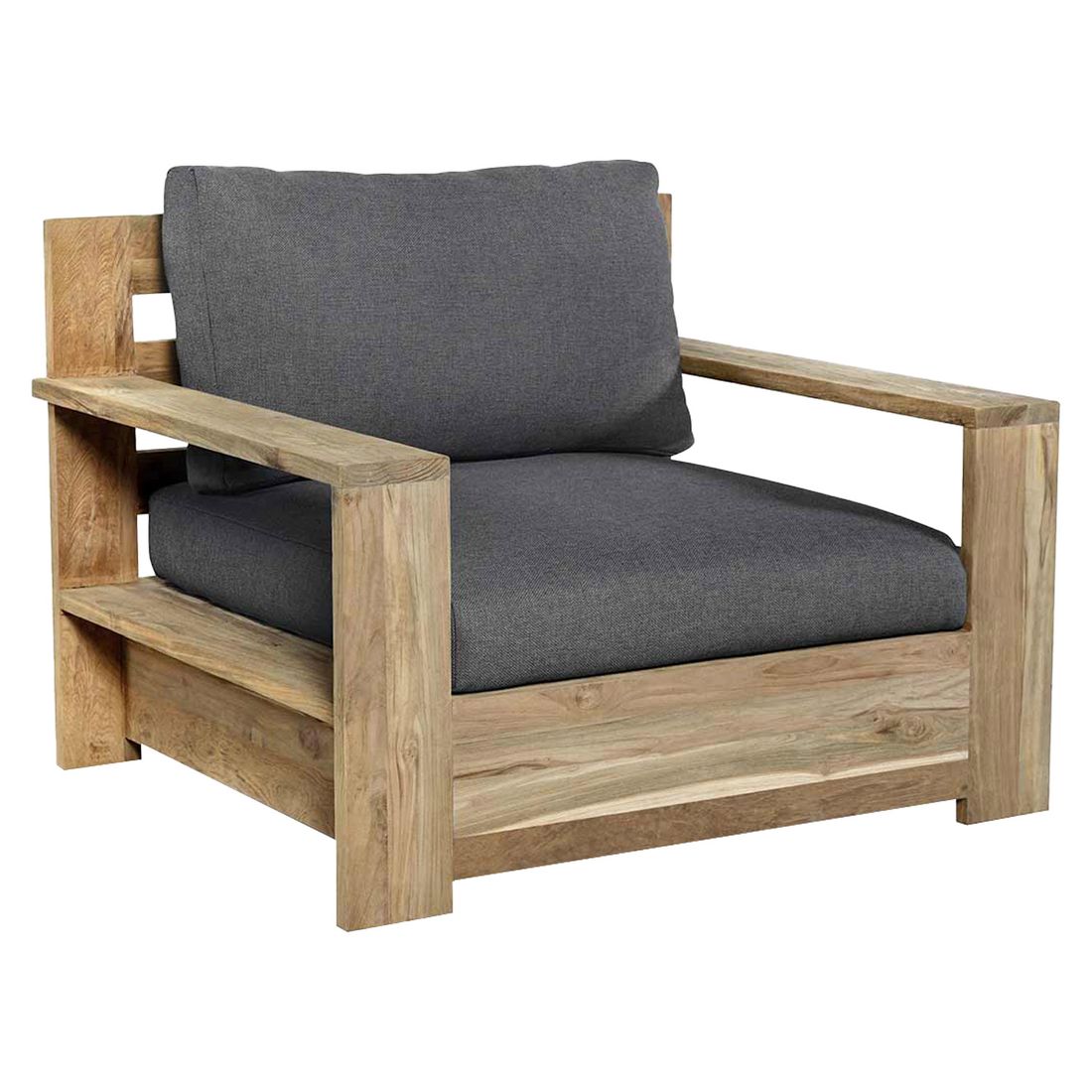 OUTLIV. Castello Loungeset 4-tlg. Recycelt Teak/Sunproof