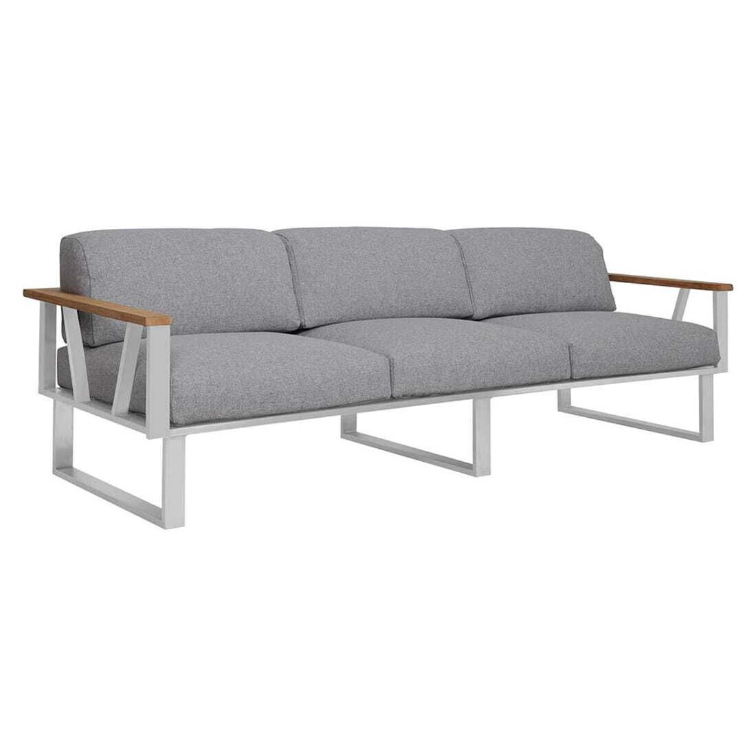 Zebra Belvedere Ecklounge inkl. Loungetisch Edelstahl/Olefin