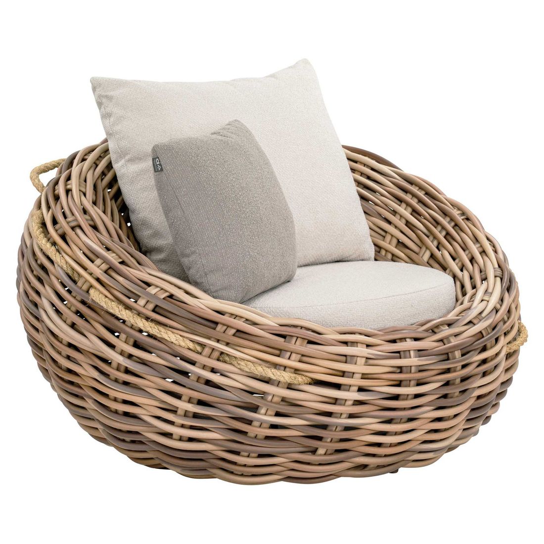 Apple Bee Cocoon Loungesessel Polyrattan/Bee Wett