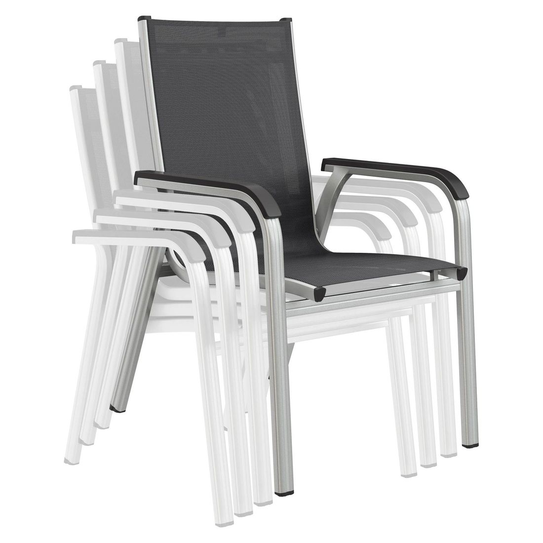 Kettler Basic Plus Gartenmöbel-Set 7-tlg Tisch 220x100cm