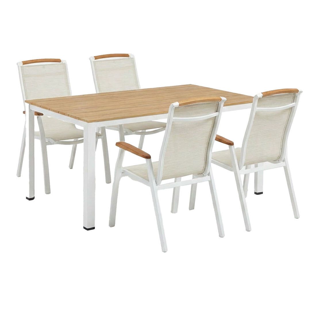 Kettler Memphis Gartenmöbel-Set M (4 Plätze) Tisch 160x95cm