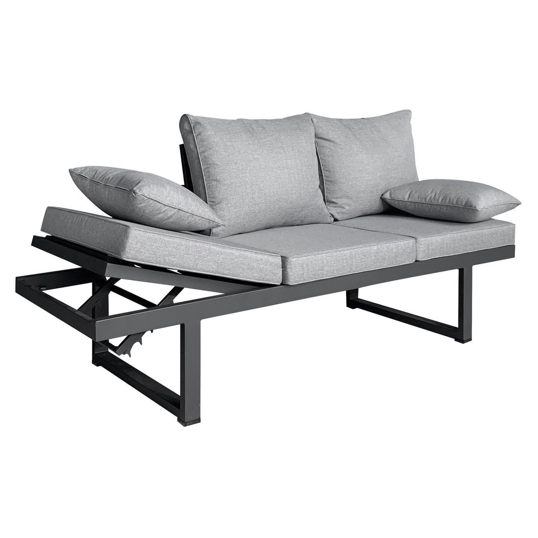 OUTLIV. Broome Diningsofa Aluminium/Kunstfaser