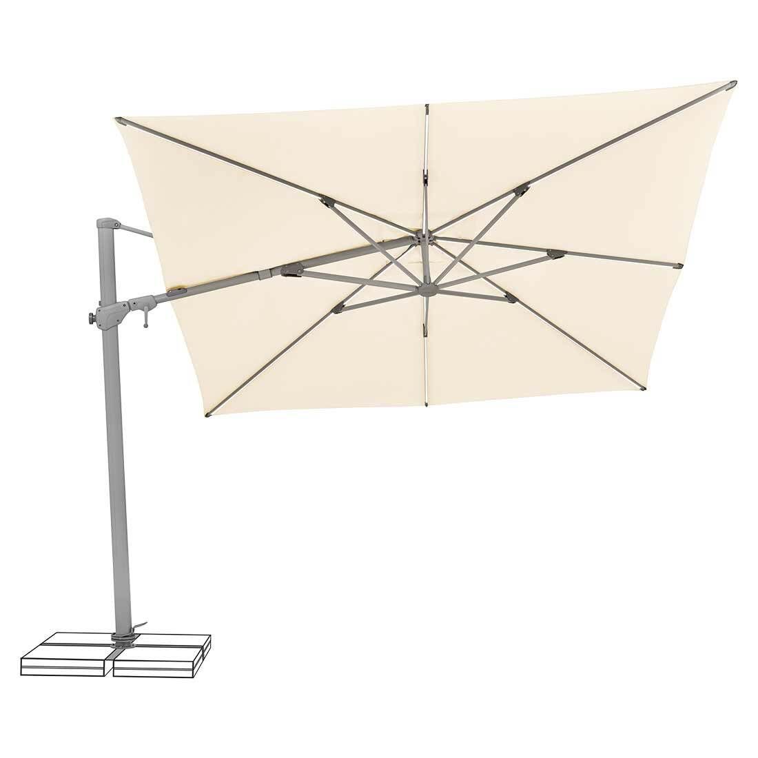Suncomfort Varioflex Solar LED Ampelschirm 300x300cm