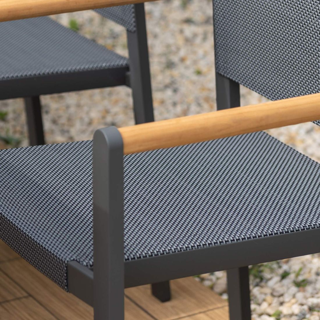 LifestyleGarden Amber Gartenmöbel-Set L (6 Plätze) Tisch 221x95cm