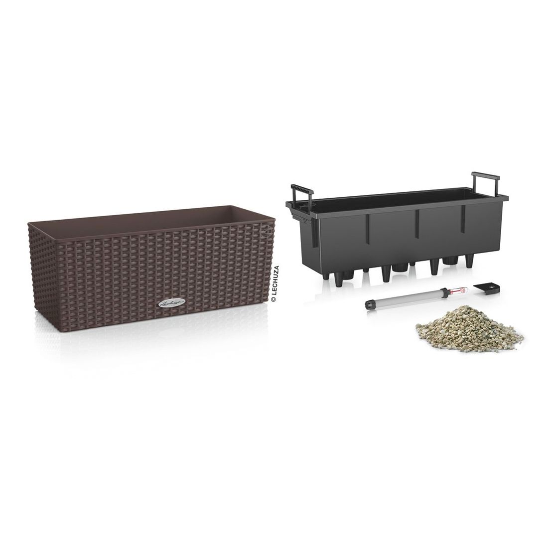 Lechuza Balconera 50 Pflanzgefäß Komplettset