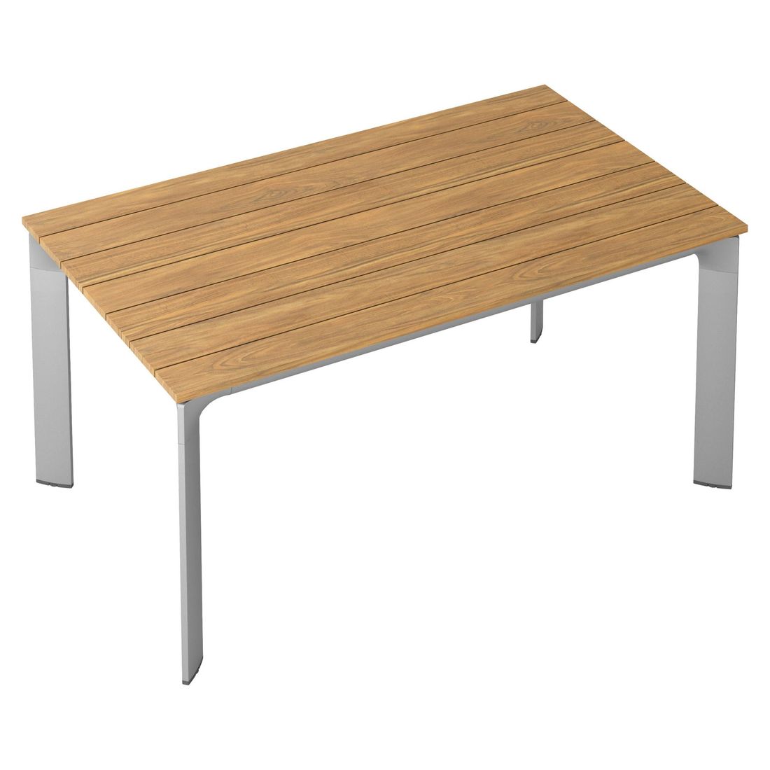 Kettler Diamond Gartentisch Aluminium/Teak