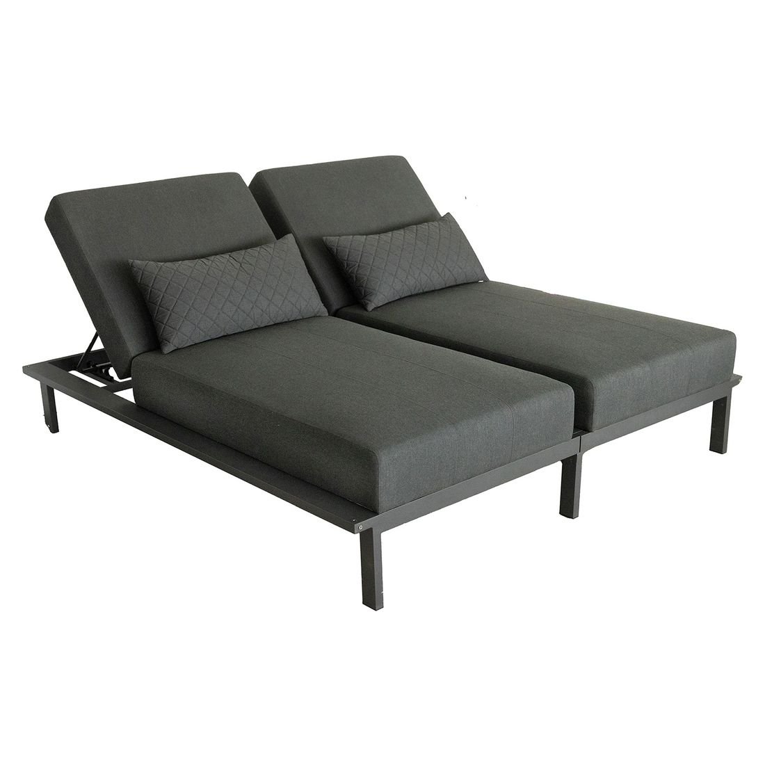 Kettler Pure Daybed verstellbar Aluminium/Sunbrella