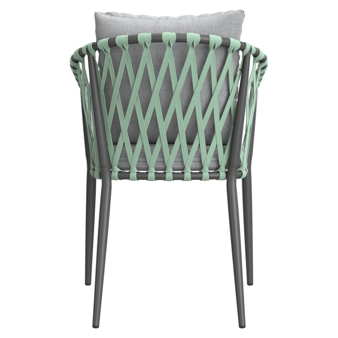 LC Garden Sunrepo Stapelsessel Aluminium mit Sitz- und Rückenkissen
