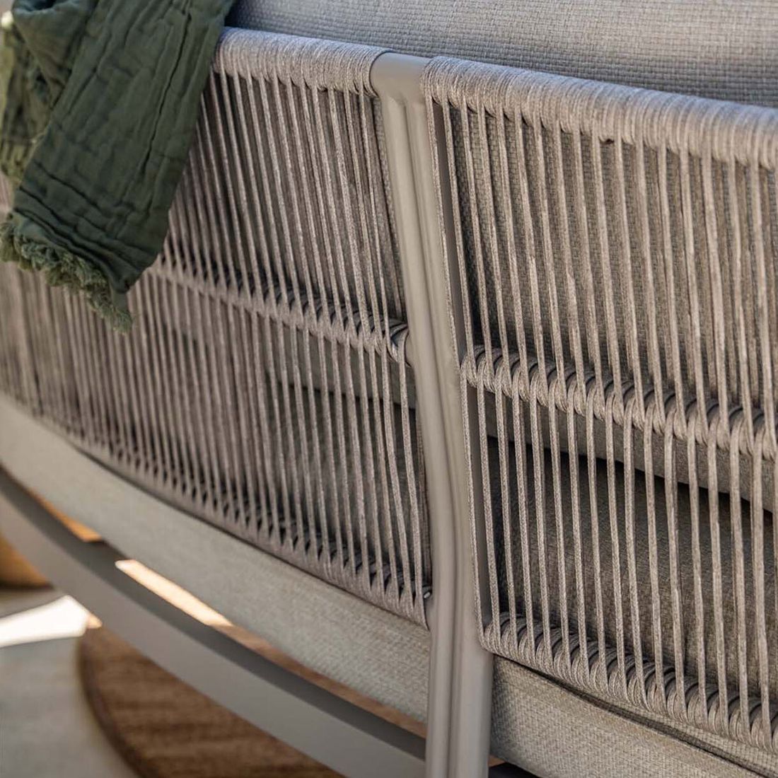 Garden Impressions Tirolo Gartenloungesofa Aluminium/Rope/Polyester