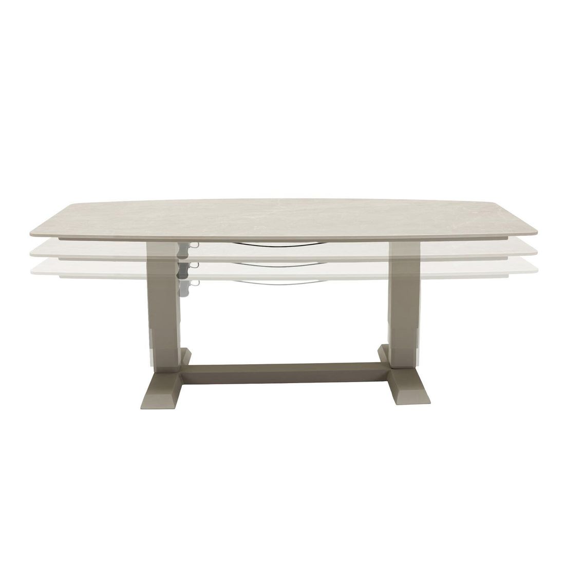 LC Garden Bondino Dininglounge Tisch 180x90cm Aluminium/Olefin