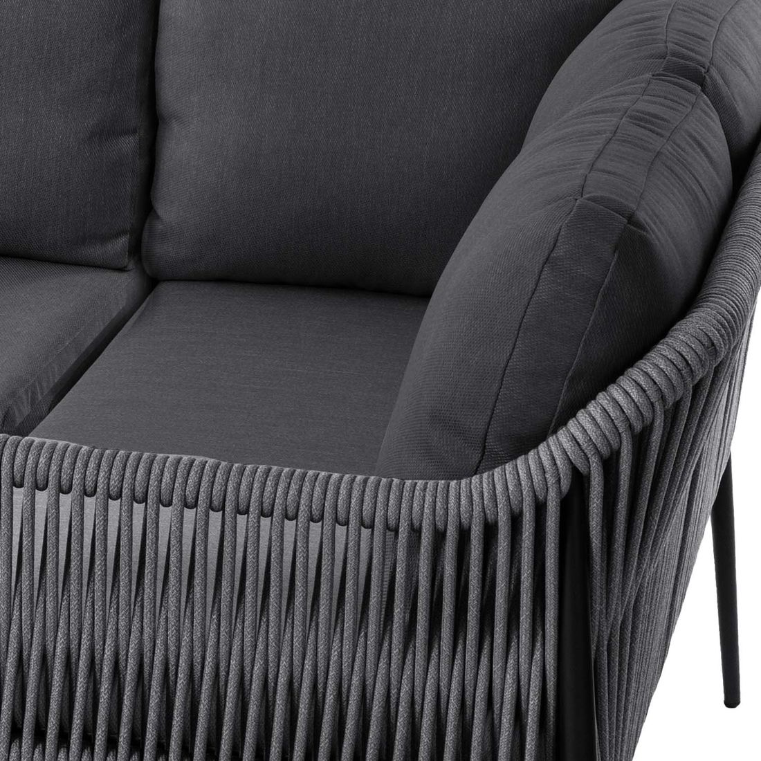 LC Garden Bari Ecklounge Aluminium/Rope/Kunstfaser