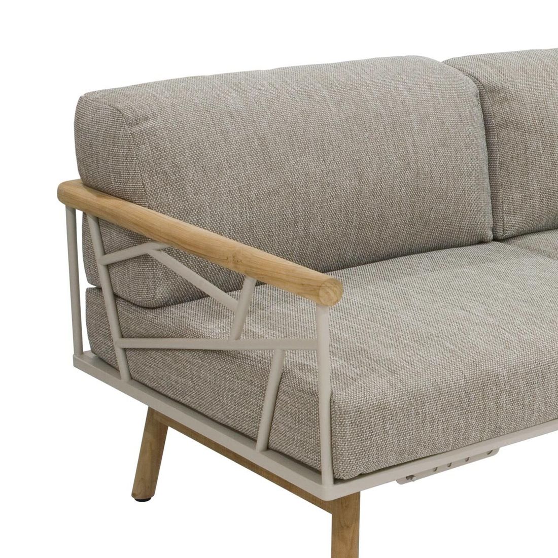 Zebra Solena Ecklounge Edelstahl/Teak/Sunproof