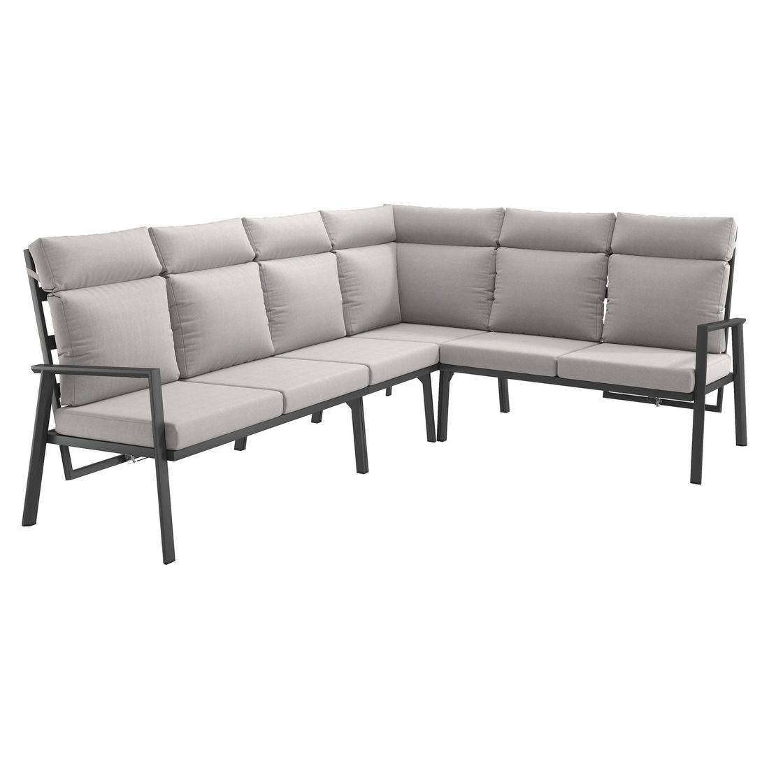 OUTLIV. Milano Dininglounge Tisch 160x90cm Aluminium/Polyester
