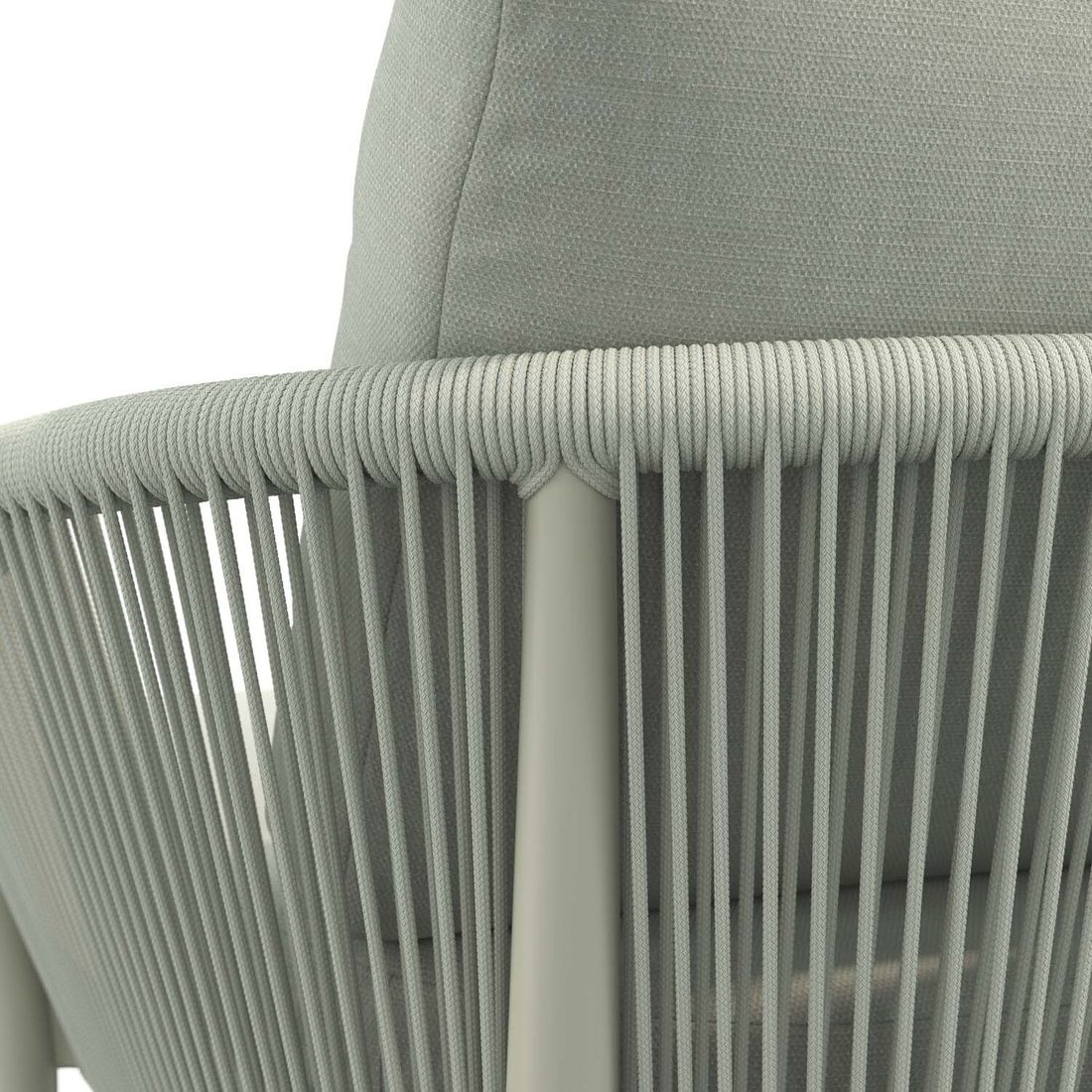 OUTLIV. Monet Loungesessel Aluminium/Rope/Olefin