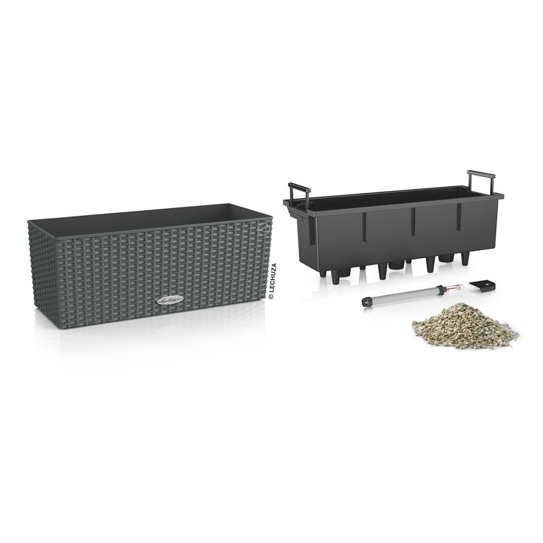 Lechuza Balconera 50 Pflanzgefäß Komplettset