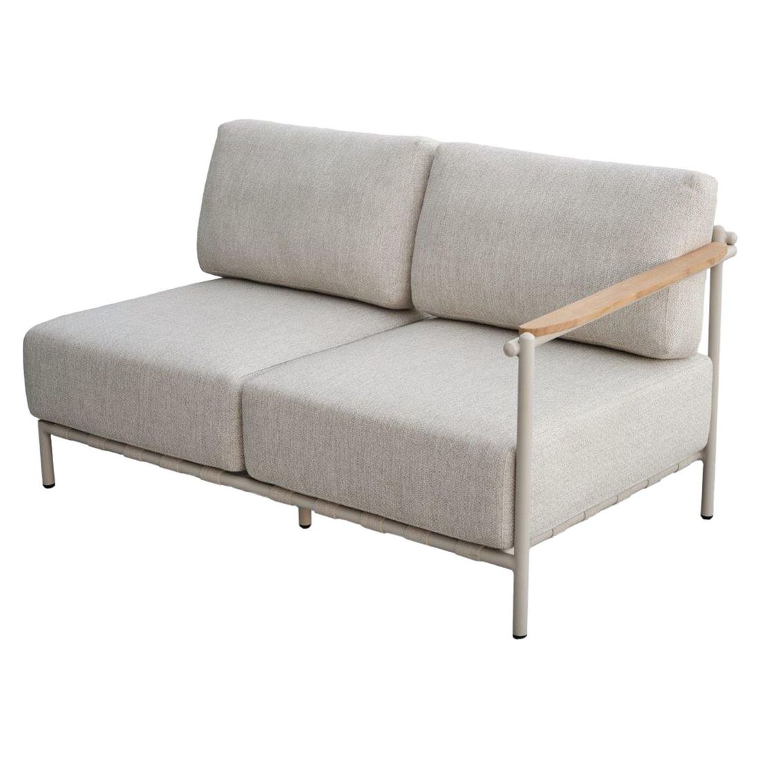 Stern Francis Ecklounge inkl. Loungetisch Aluminium/Gurtbespannung/Polyacryl
