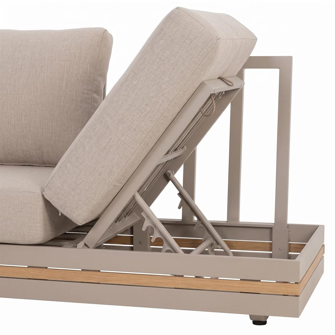 OUTLIV. Triest Ecklounge inkl. Loungetisch Aluminium/Spunpolyester