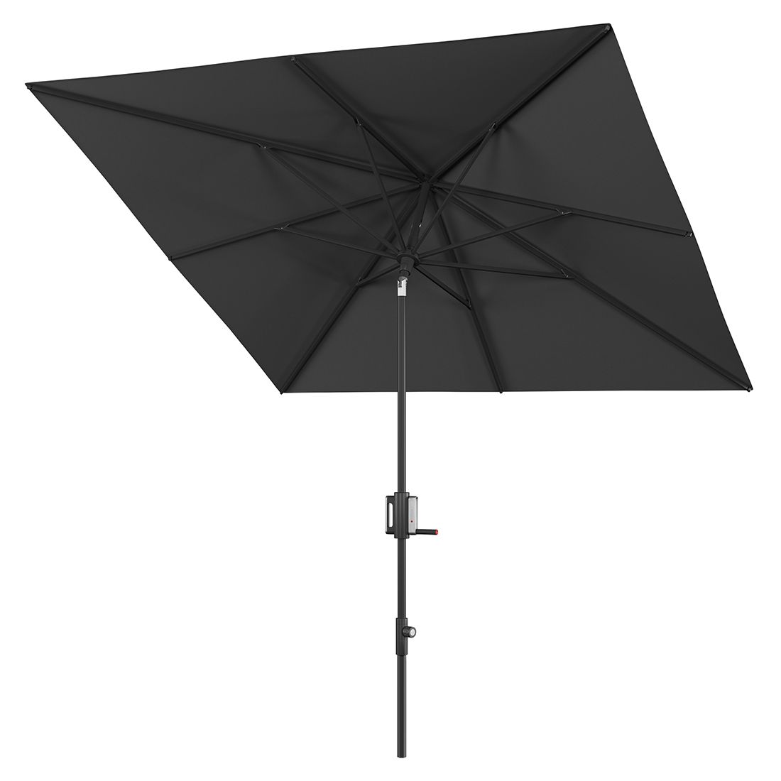 Knirps Apoll Black Edition 240x240 cm mit Kurbel und HV