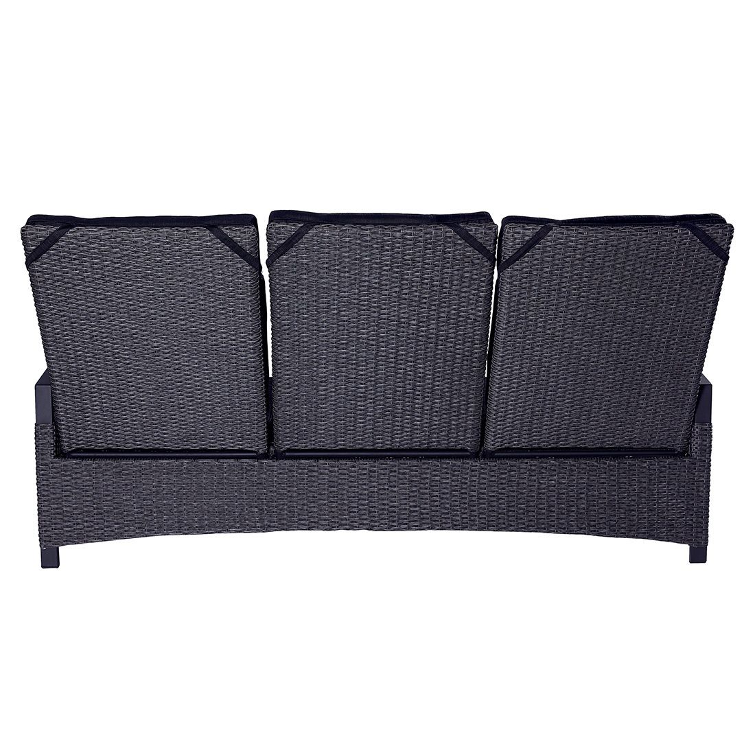 LC Garden Keramo Diningsofa verstellbar Aluminium/Geflecht/Polyester