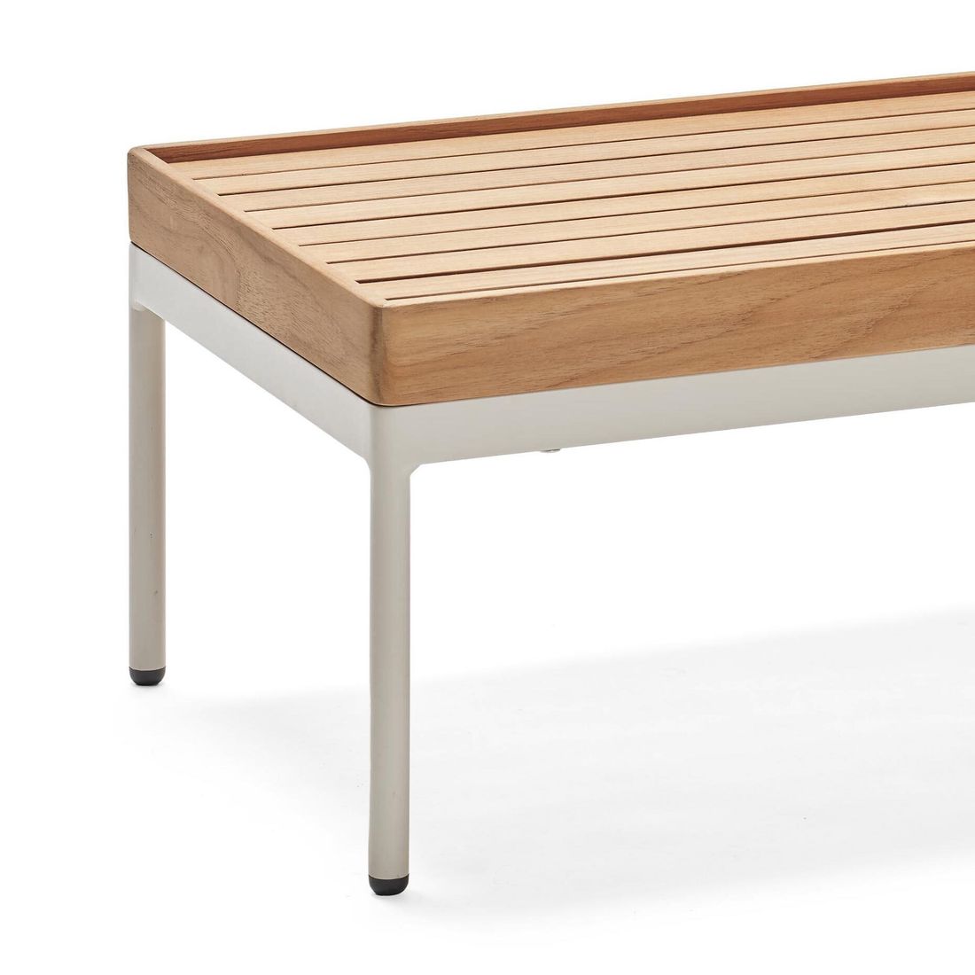 Stern Coco Loungetisch Aluminium/Teak