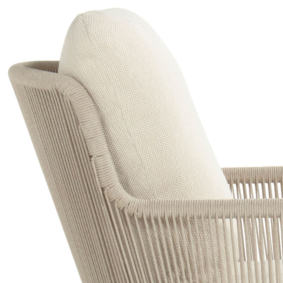 Hartman Zaragoza Low Dining Gartensessel Aluminium mit Sitz- und Rückenkissen