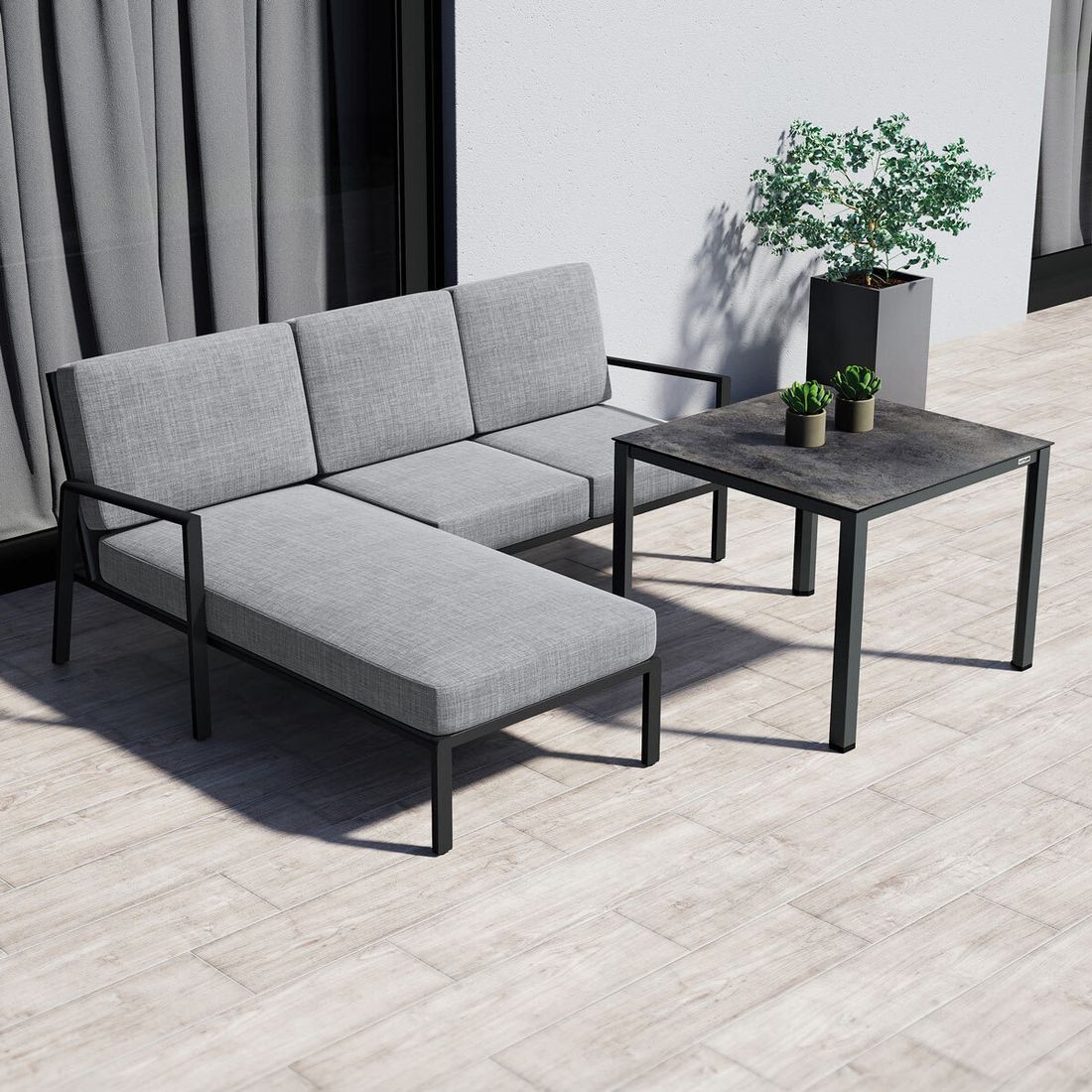 Kettler Zenith Dininglounge Aluminium/Olefin