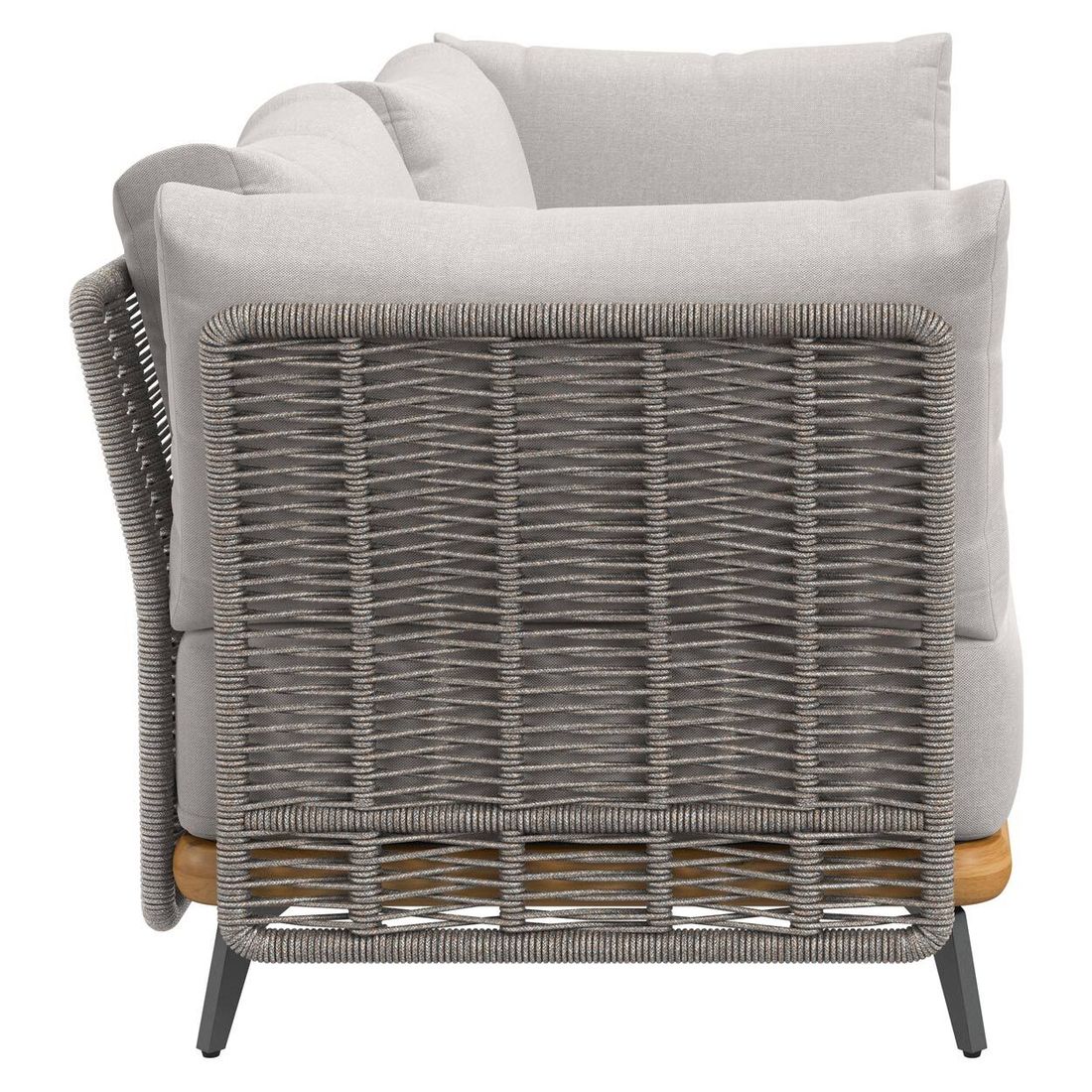 OUTLIV. Ava Gartenloungesofa Akazie/Rope/Polyester