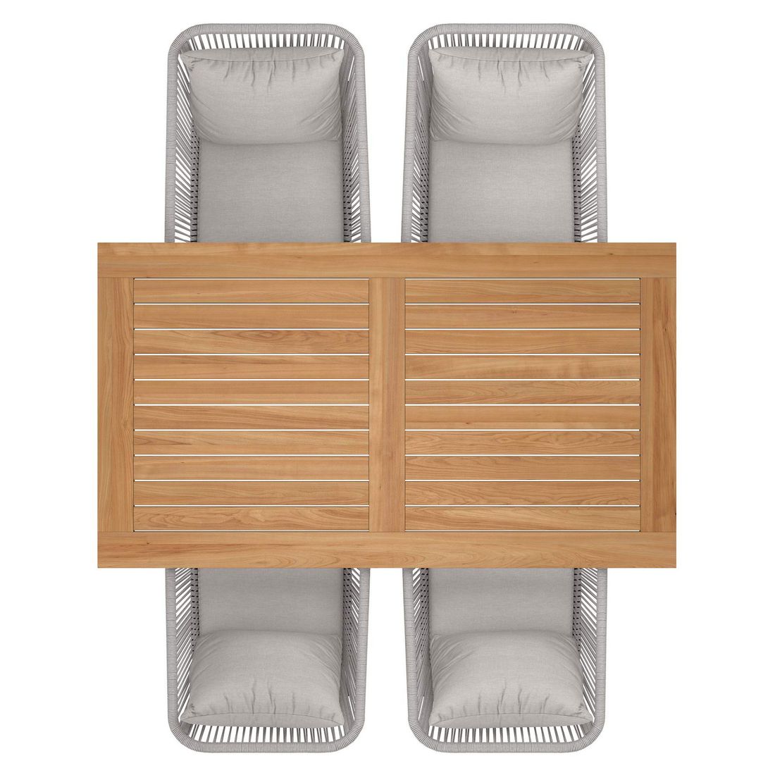 OUTLIV. Alex Gartenmöbel-Set M (4 Plätze) Tisch 160x90cm