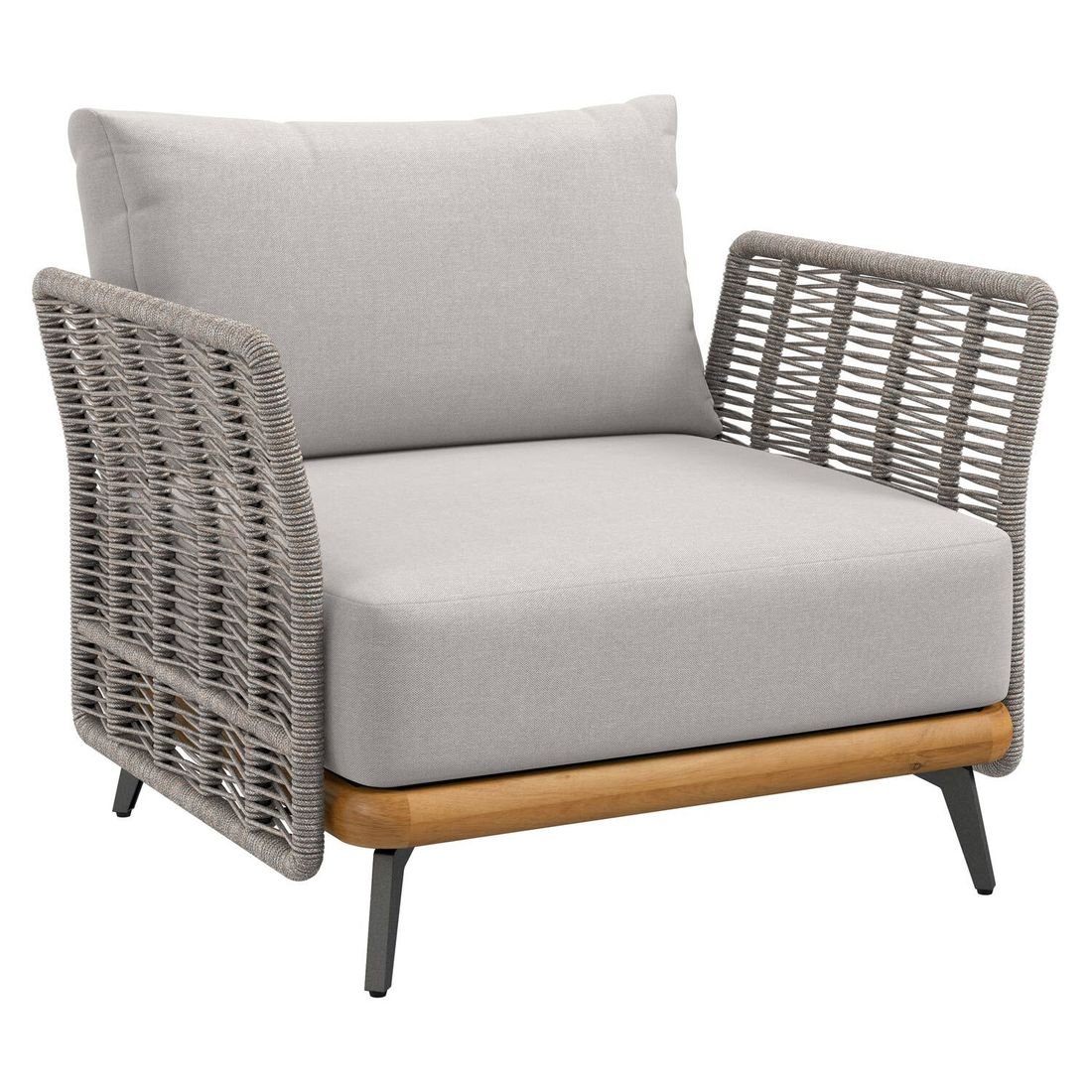 OUTLIV. Ava Loungeset inkl. Loungetisch Akazie/Rope/Polyester