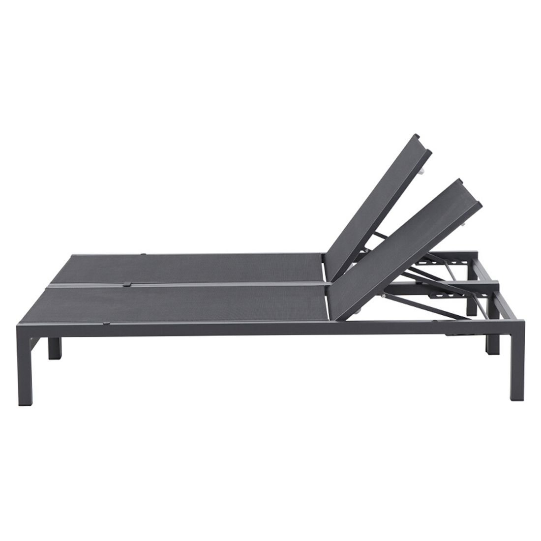Siena Garden Rimini Doppelliege verstellbar Aluminium/Ranotex