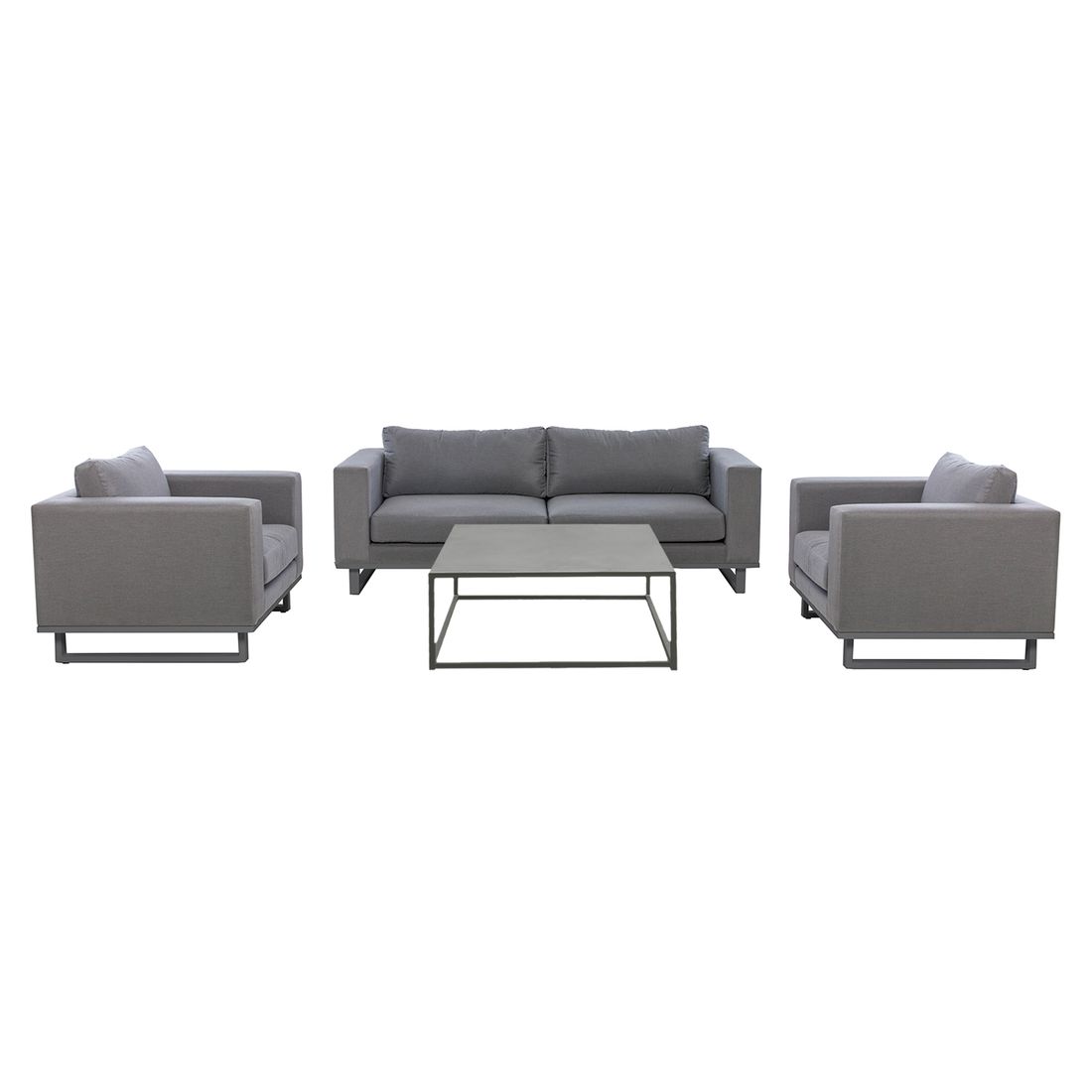 OUTLIV. Miami Loungeset Aluminium/Sunbrella