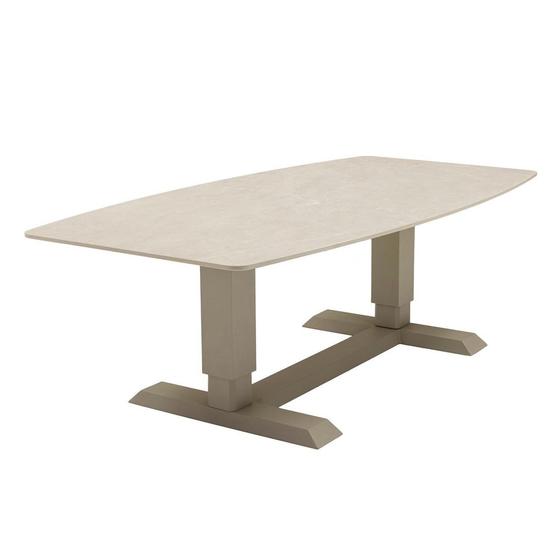 LC Garden Terano Low Dining Dininglounge Tisch 180x90cm Aluminium/Rope/Olefin